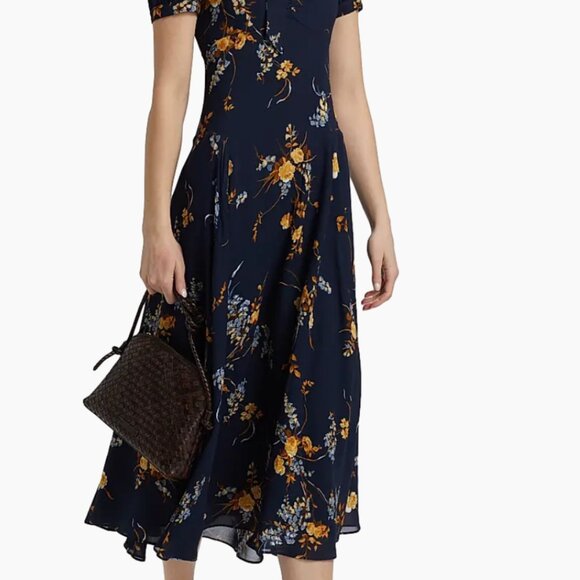 Reformation Chrissie Floral Midi-Dress | Size 8 - Picture 2 of 7